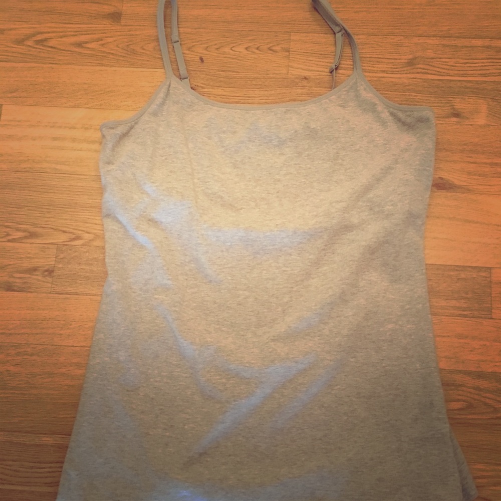 Light heather gray camisole